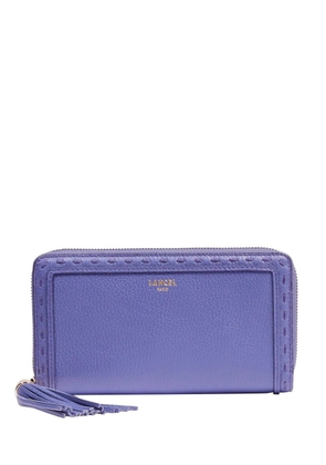 Lancel tassel zip-around wallet - Purple