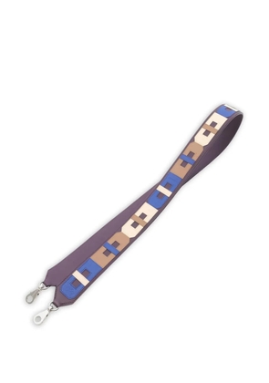 Hermès Pre-Owned 2022 Sangron Cassis Chai Bandouliere shoulder strap - Purple