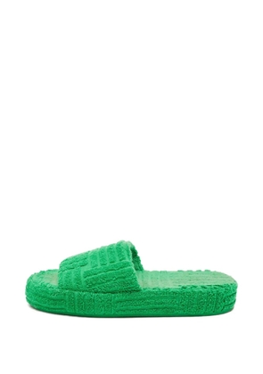 Bottega Veneta Pre-Owned textured sandals - Green