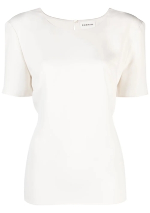 P.A.R.O.S.H. rear-tie crepe blouse - Neutrals