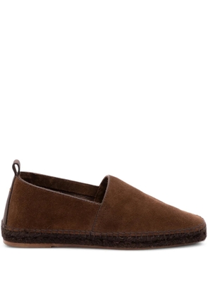 Castañer suede trim espadrilles - Brown