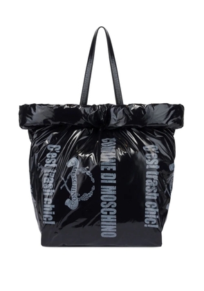 Moschino graphic-print tote bag - Black