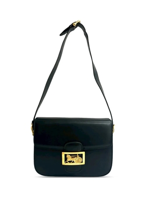 Celine Pre-Owned 20th Century Calfskin Horse Carriage shoulder bag - Black