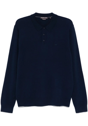 Michael Kors merino-wool polo shirt - Blue