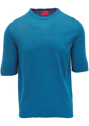 Isaia silk T-shirt - Blue