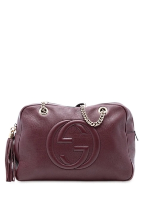 Gucci Pre-Owned 2016-2025 Leather Soho Chain shoulder bag - Red