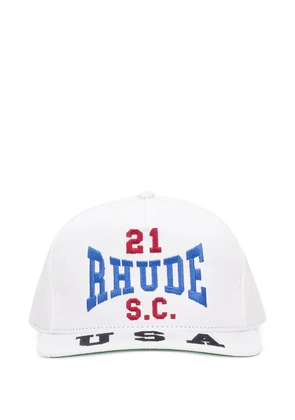 RHUDE RSC baseball cap - White