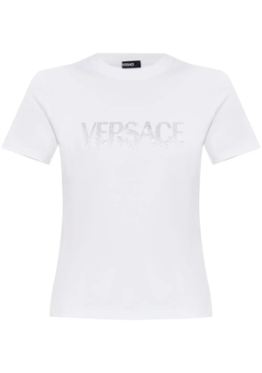 Versace crystal-embellished T-shirt - White