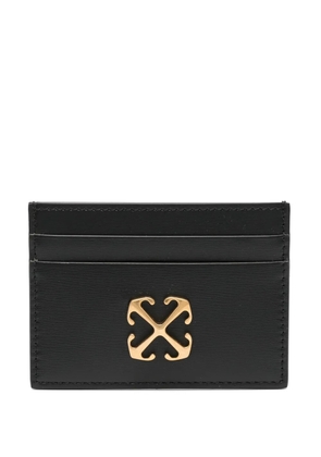 Off-White Jitney Simple leather cardholder - Black