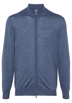 Fedeli virgin-wool cardigan - Blue