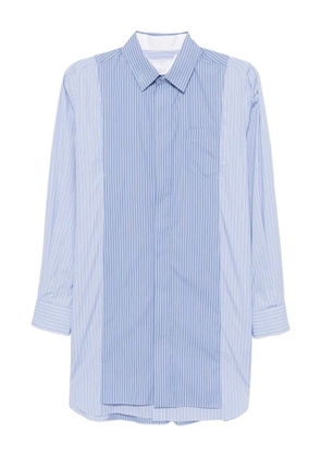 sacai poplin dress - Blue