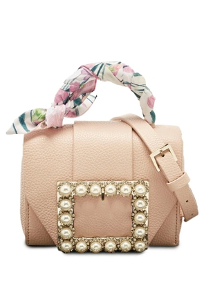 Kate Spade Miss Vivier buckle-detail cross-body bag - Neutrals
