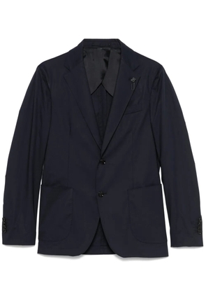 Lardini single-breasted blazer - Blue