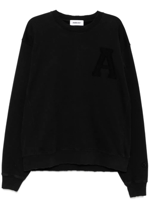 AMBUSH distressed sweatshirt - Black