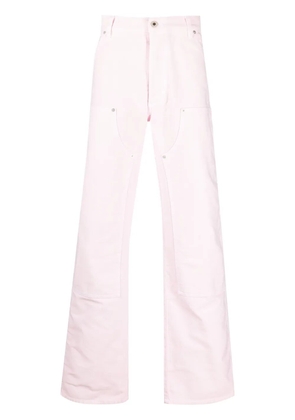Heron Preston Carpenter straight-leg trousers - Pink
