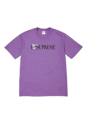 Supreme skull logo T-shirt - Purple