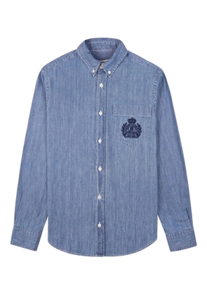 Sporty & Rich embroidered pocket shirt - Blue