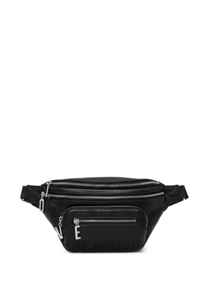 Love Moschino zip-up belt bag - Black