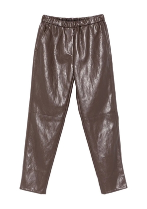Antonelli Souffle elasticated trousers - Brown