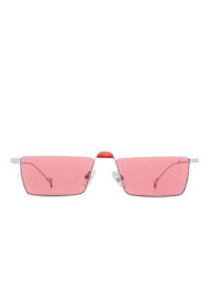 Eyepetizer Shibuya rectangle sunglasses - Silver