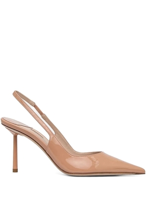 Le Silla 80mm slingback pointed-toe pumps - Neutrals
