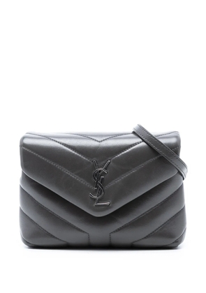 Saint Laurent Pre-Owned 2017 Toy Matelasse Leather Monogram LouLou crossbody bag - Black