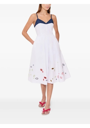 Rosie Assoulin The Undress broderie-anglaise poplin dress - White