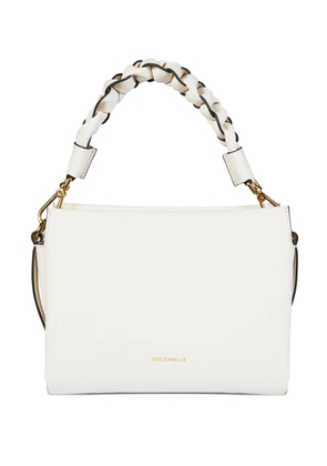Coccinelle small Boheme Grana Double top-handle cross body bag - White