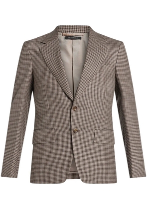 TOM FORD checked blazer - Brown