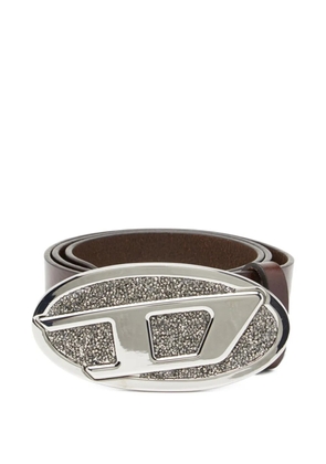 Diesel B-1DR oval-buckle belt - Brown