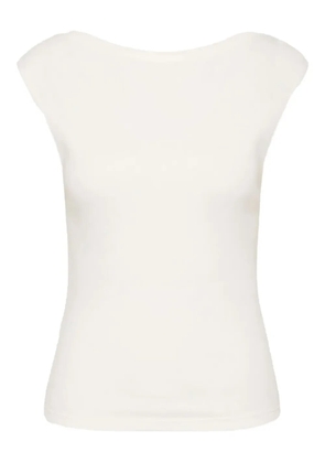 St. Agni scoop-back top - White