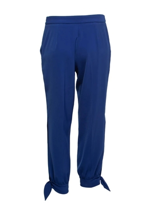 Moschino Pre-Owned 2024 Tied Cuff trousers - Blue