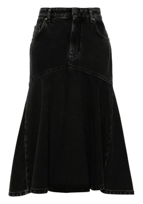 Philosophy Di Lorenzo Serafini bleached midi skirt - Black