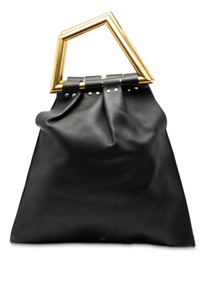 Celine Pre-Owned 2014 Leather Open Triangle Sac handbag - Black
