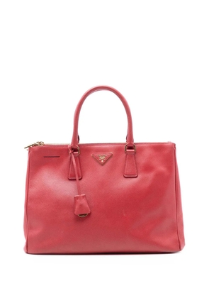 Prada Pre-Owned 2010-2025 Large Saffiano Lux Galleria Double Zip satchel - Red