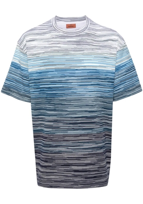 Missoni striped cotton T-shirt - Blue
