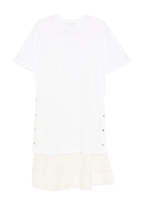 3.1 Phillip Lim crew neck short-sleevees dress - White