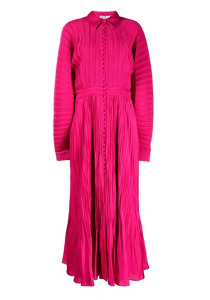 Simkhai Indiana pleated maxi dress - Pink