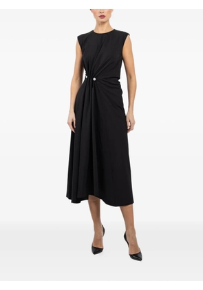 Mantu pearl-button midi dress - Black