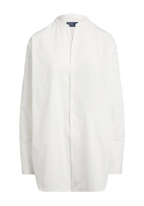 Polo Ralph Lauren mandarin-collar cotton shirt - White