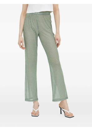 Résumé checked trousers - Green