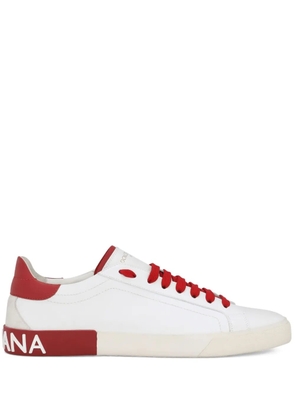 Dolce & Gabbana Portofino low-top sneakers - White