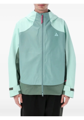 Nike hooded colour-block jacket - Green