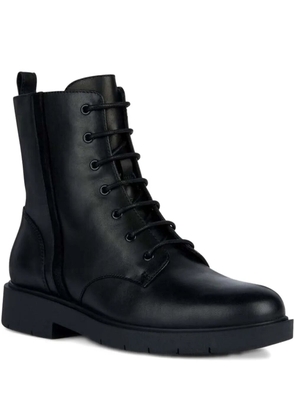 Geox Spherica Ec1 lace-up zip boots - Black