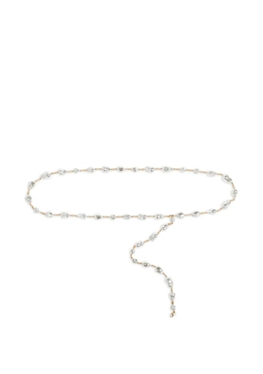 Cult Gaia Vana faux-pearl belt - White