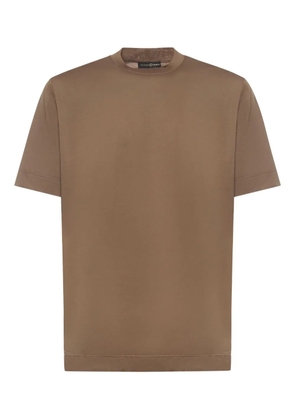 Giuliano Galiano cotton T-shirt - Brown