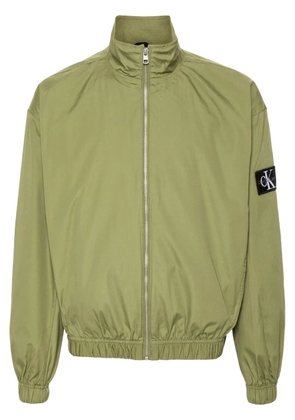 Calvin Klein Jeans logo-patch bomber jacket - Green