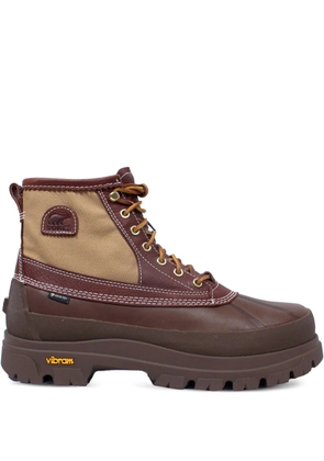 Neighborhood panelled hiking boots - Brown