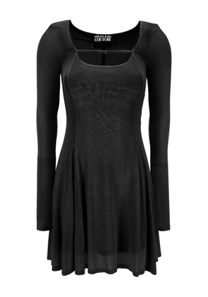 Versace Jeans Couture scoop-neck skater dress - Black