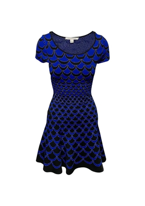 Diane Von Furstenberg Vintage Alina printed mini dress - Blue